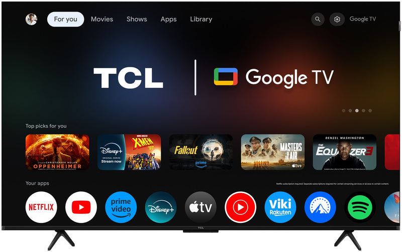TCL P8L 75P8L TV 190.5 cm (75") 4K Ultra HD Smart TV Wi-Fi Black 450 cd/m2
