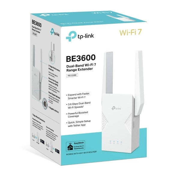 TP-Link RE225BE Netzwerk-Extender Netzwerk-Repeater Weiß