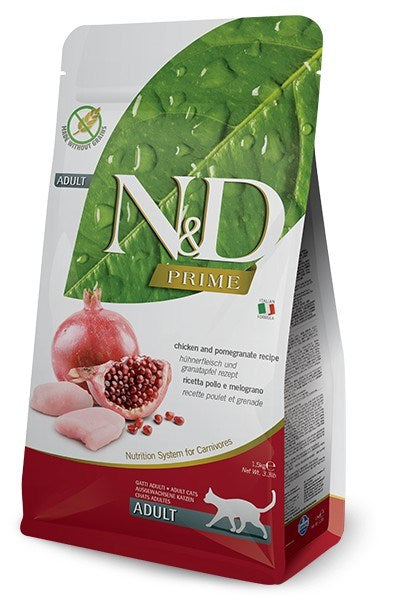 FARMINA N&D CAT  PRIME CHICKEN & POMEGRANATE ADULT  1.5kg