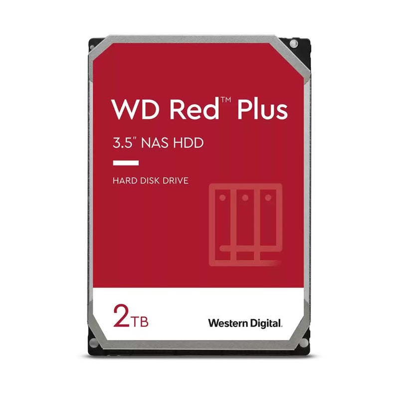 Western Digital Red Plus internal hard drive 2 TB 5400 RPM 64 MB 3.5 SATA