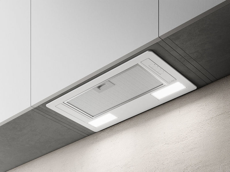 Elica Era C Built-under Aluminium, White 700 m3/h