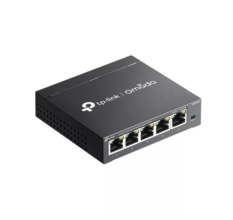 TP-Link Omada ES205G network switch Managed Gigabit Ethernet (10/100/1000) Black