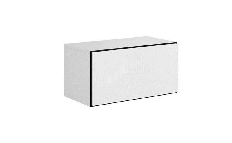 Cama full storage cabinet ROCO RO3 75/37/39 white/black/white