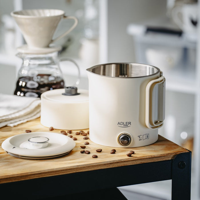 Electric kettle ADLER AD 1388b tourist 0.8 L 650 W Beige