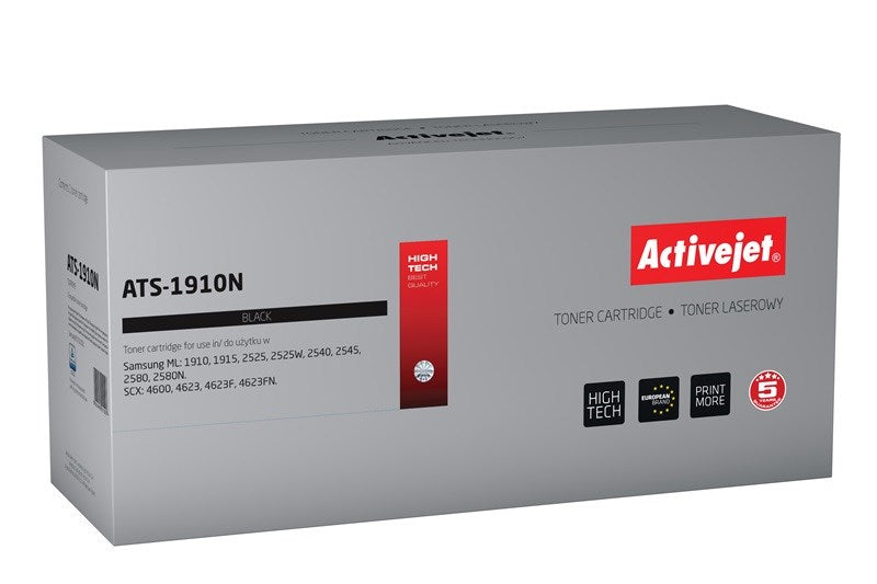 Activejet ATS-1910N Toner für Samsung Drucker; ersetzt Samsung MLT-D1052L; Supreme; 2500 Seiten; schwarz