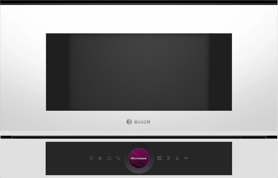 Bosch Serie 8 BFL7221W1 microwave White Solo microwave Built-in 21 L 900 W
