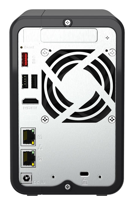 QNAP TS-264 - NAS server - 2 bays - SATA 6Gb/s - RAID 0, 1, 5, 6, 10, 50, JBOD, 60 - RAM 8 GB - 2.5 Gigabit Ethernet - iSCSI support