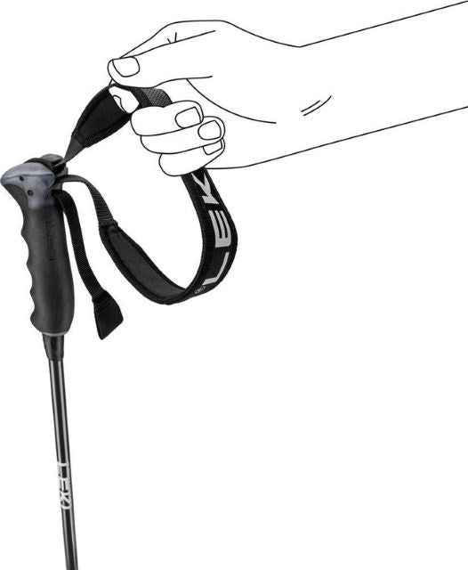 LEKI Neolite Carbon ski pole 125 cm white