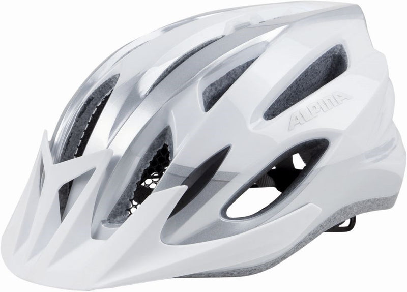 Bike Helmet Alpina MTB17 White & Silver 54-58