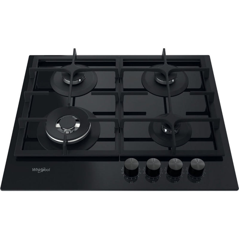 Whirlpool AKTL 629/NB1 hob Black Built-in 59 cm Gas 4 zone(s)