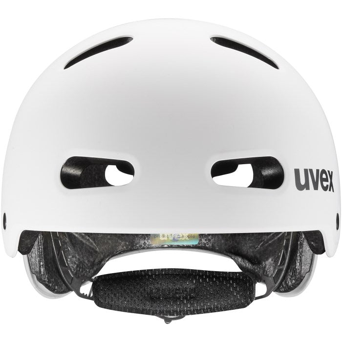 UVEX Kid 4 55–58 cm – children’s cycling helmet White Matt