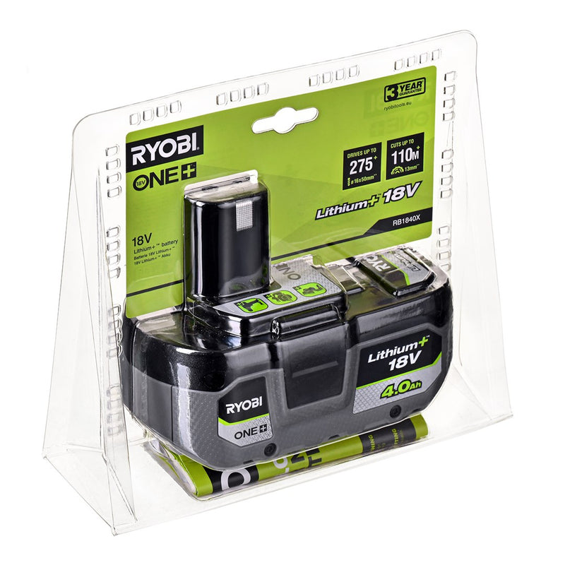 Li-Ion Battery 4.0 Ah 18V RYOBI RB1840X