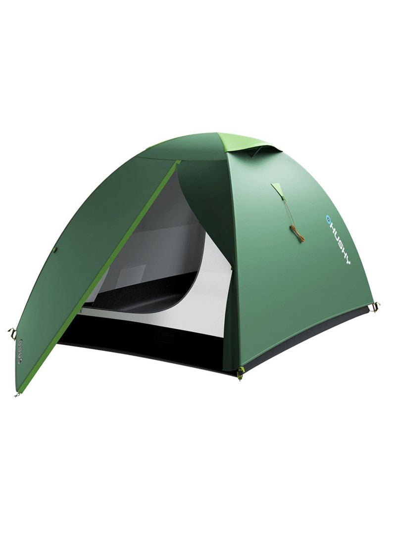 Husky BIZAM 2 PLUS two-person trekking tent, 145 × 290 × 120 cm, 3.6 kg, green