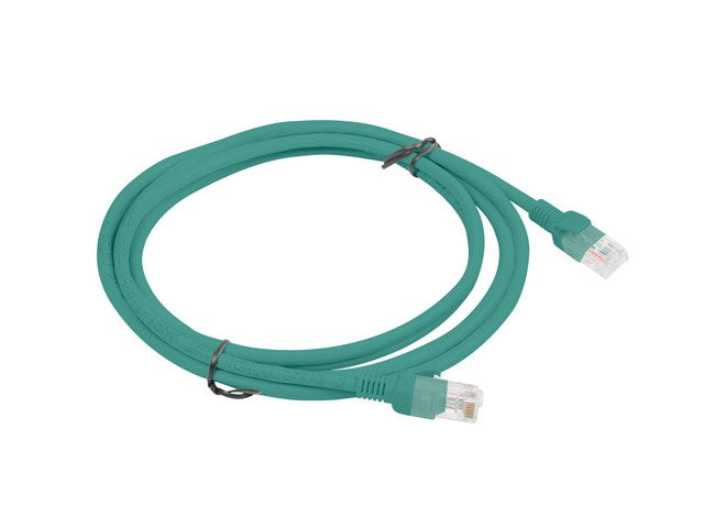 PATCHCORD KAT.6 UTP 0.5M ZIELONY FLUKE PASSED LANBERG 10-PACK