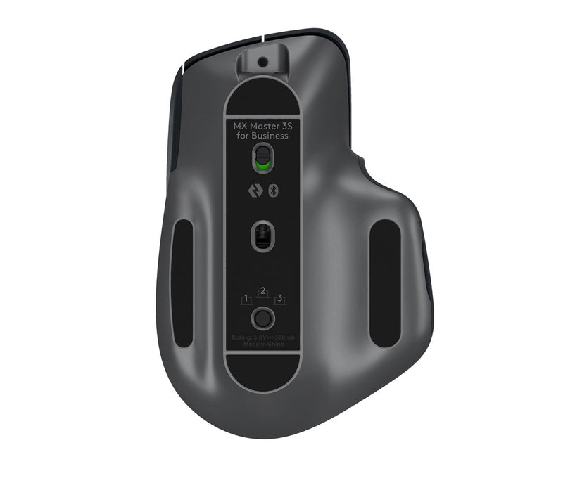 Logitech Master Series MX Master 3S for Business - Mouse - ergonomic - right-handed - optical - 7 buttons - wireless - Bluetooth - Logitech Logi Bolt