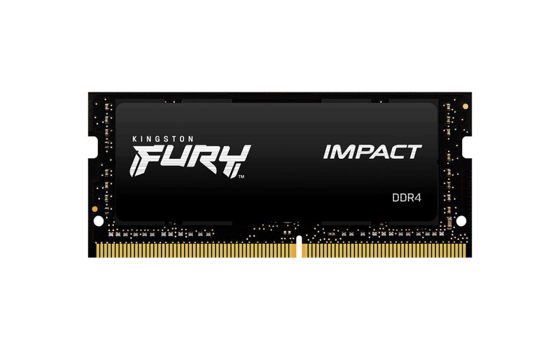 Kingston FURY Impact - DDR4 - kit - 64 GB: 2 x 32 GB - SO-DIMM 260-pin - 3200 MT/s / PC4-25600 - CL20 - 1.2 V - unbuffered - non-ECC - black