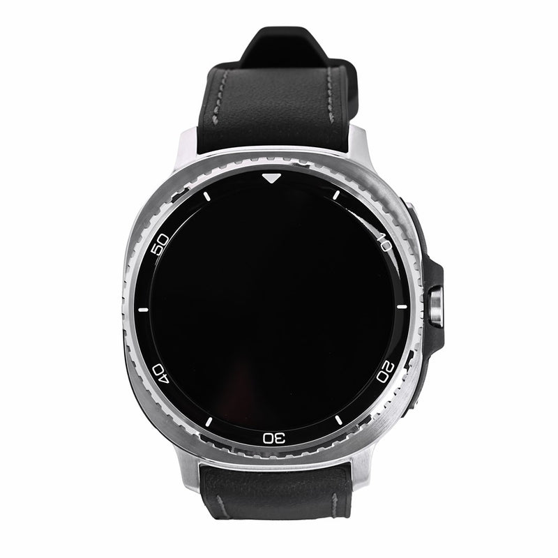 Samsung Galaxy Watch 8 Classic 3.3 cm (1.3") AMOLED 46 mm Digital 438 x 438 pixels Touchscreen 4G Silver Wi-Fi GPS (satellite)