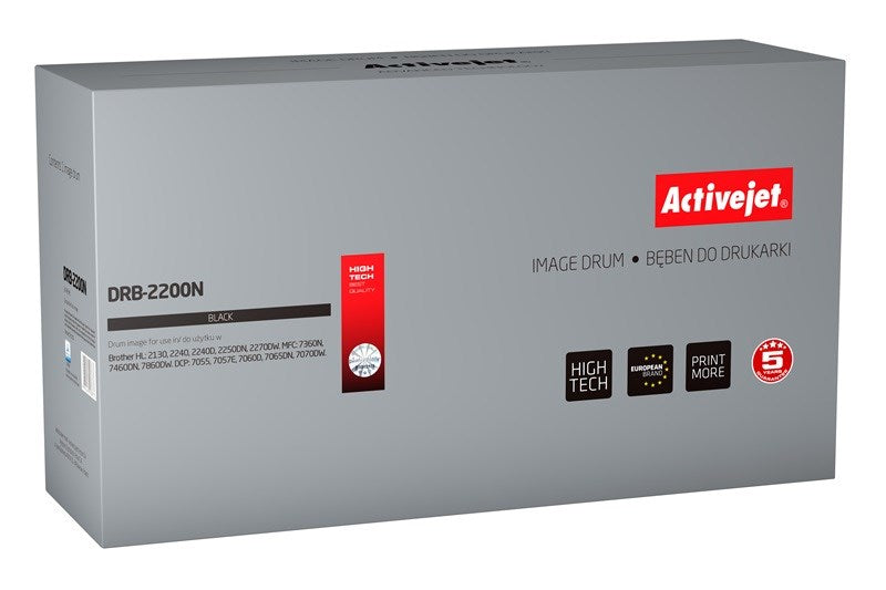 Activejet DRB-2200N Trommel (Ersatz für Brother DR-2200; Supreme; 12000 Seiten; schwarz)