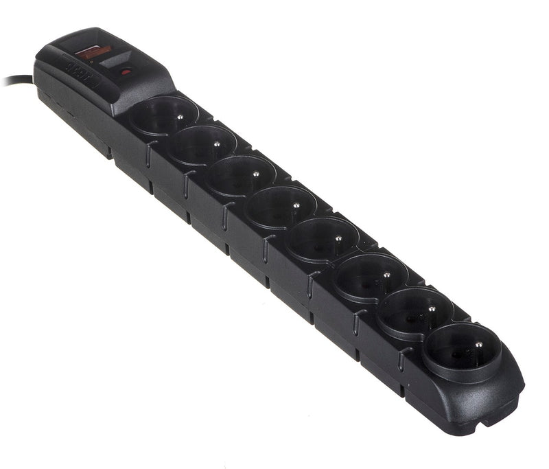 ACAR S8 PRO power extension 8 AC outlet(s) Indoor Black