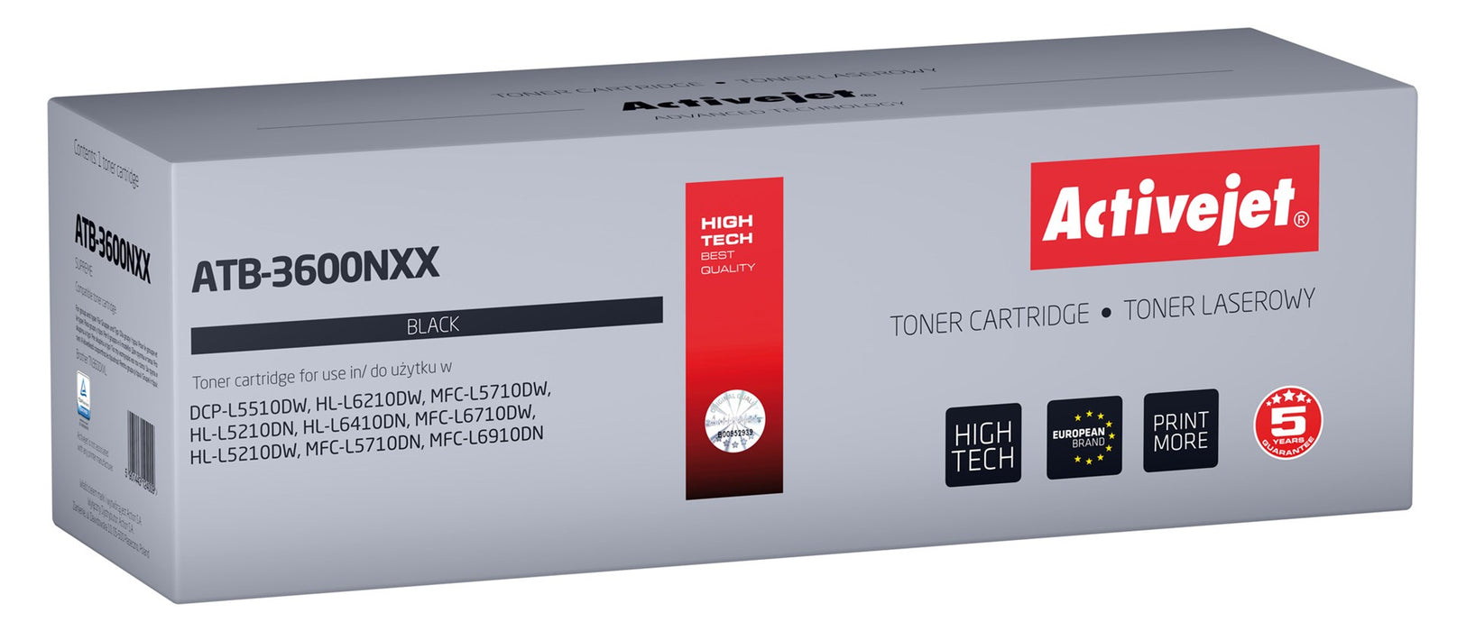 Activejet ATB-3600NXX Toner (replaces Brother TN3600XXL; Supreme; 11000 pages; black)