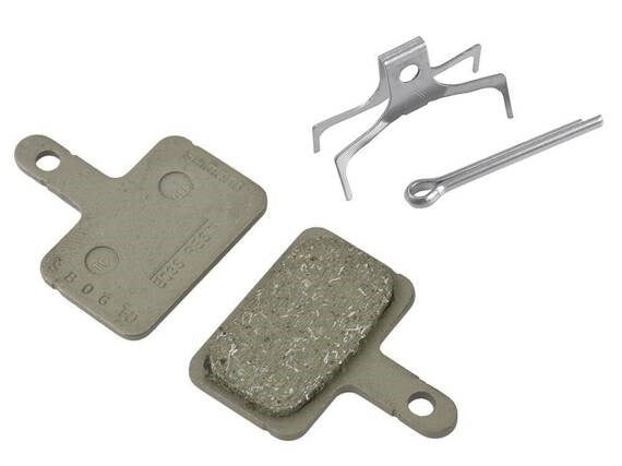 Shimano linings, B05S resin pads with spring - 25 pairs