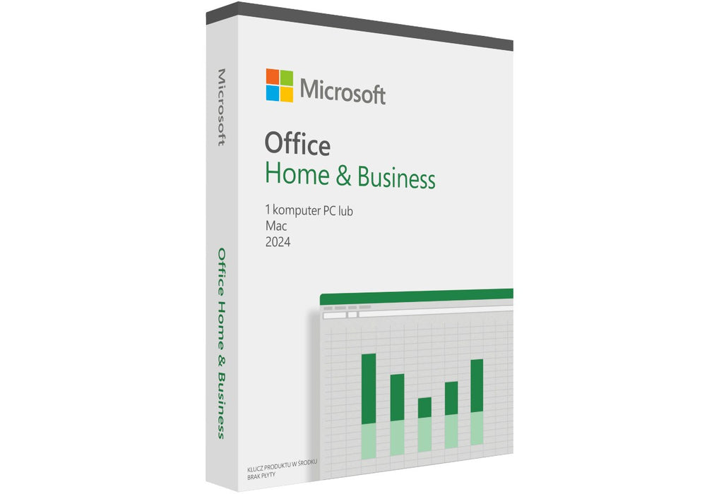 Microsoft  Office Home and Business 2024 Polish EuroZone 1 License Medialess, Polish