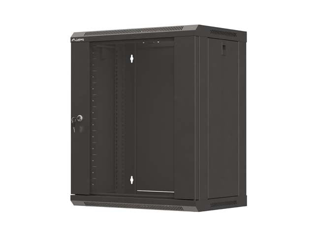 Lanberg WF03-5312-10B rack cabinet 12U Wall mounted rack Black
