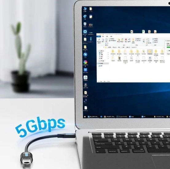 Vention USB 3.1(Gen 1) C Male to A Female OTG Cable 0.15M Black PVC Type