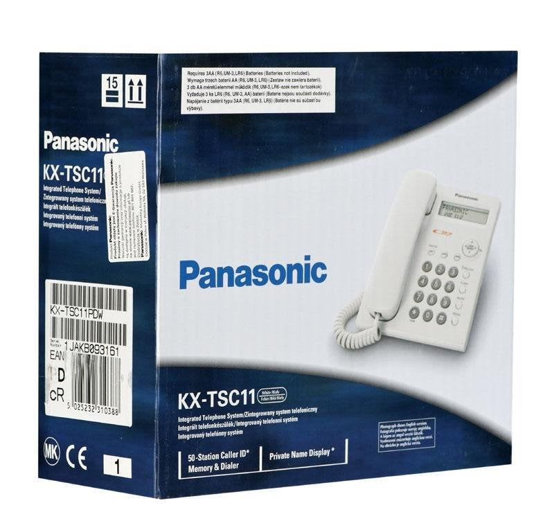 Panasonic KX-TSC11 DECT telephone Caller ID White