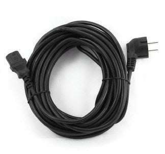 Gembird PC-186-VDE-10M power cable Black CEE7/4 C14 coupler