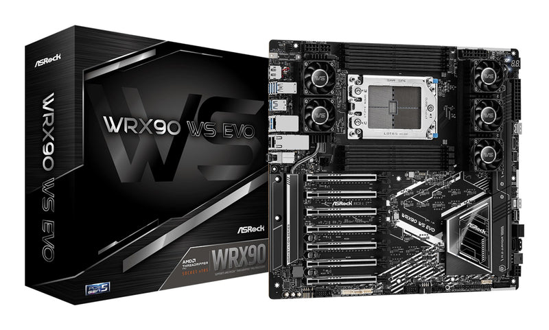 Asrock WRX90 WS EVO Mainboard AMD WRX90 Sockel sTR5 EEB
