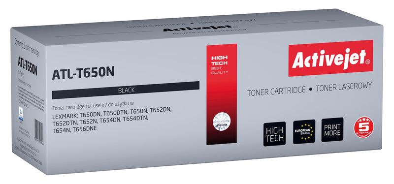 Activejet ATL-T650N Toner (ersetzt Lexmark T650A11E; Supreme; 7000 Seiten; Schwarz)
