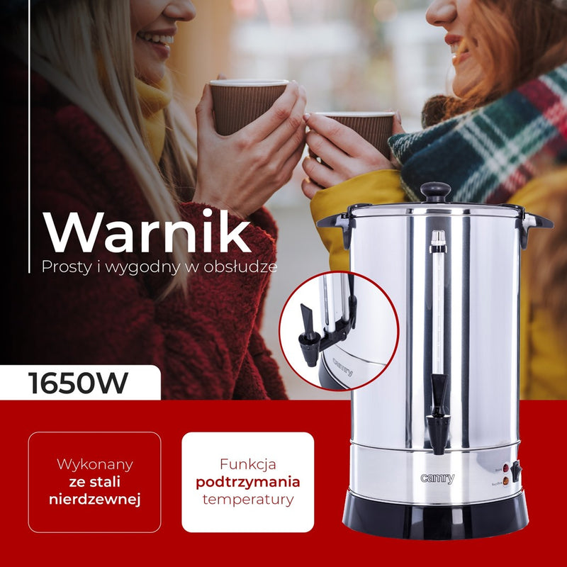 Camry CR 1259 electric kettle 20 L 1650 W Black