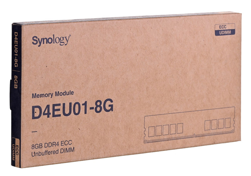 Synology D4EU01-8G memory module 8 GB 1 x 8 GB DDR4 2666 MHz ECC