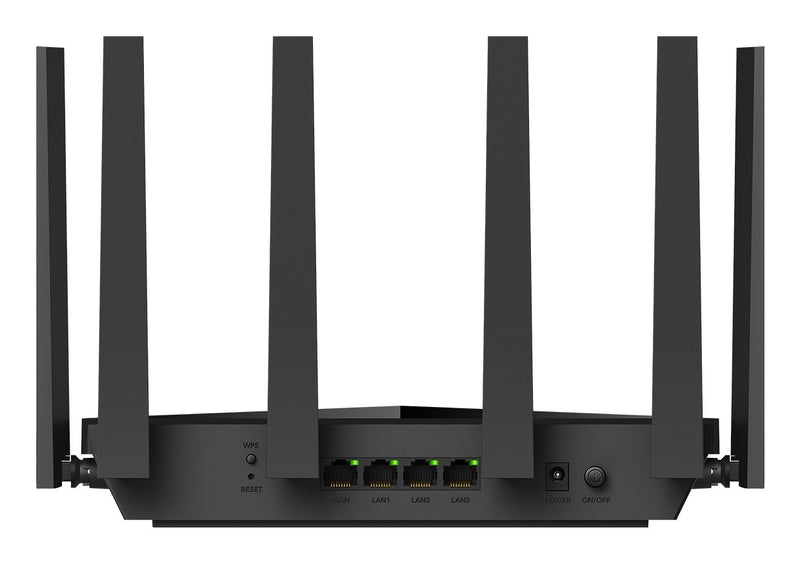 Cudy WR11000 wireless router 2.5 Gigabit Ethernet Tri-band (2.4 GHz / 5 GHz / 6 GHz) Black