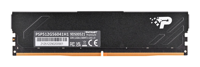 Patriot Premium Black DDR5 12GB 5600MHz Radiator 1Rank