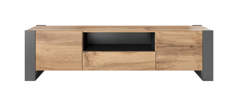 Cama TV-Schrank WOOD wotan/anthrazit