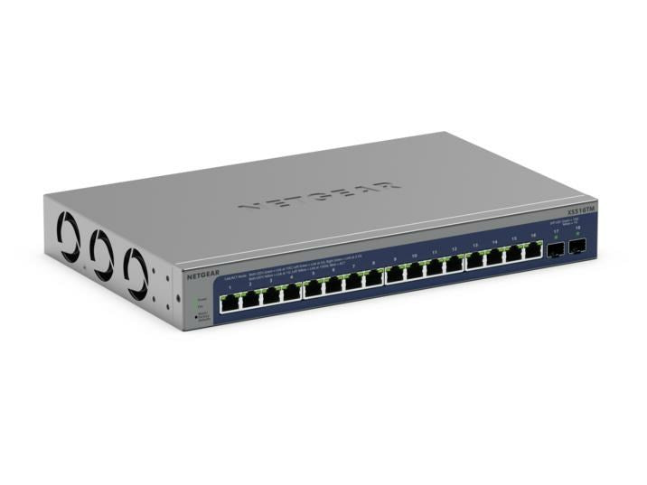 NETGEAR S3600 Series XS516TM - Switch - 2+/L3 Lite - smart - 16 x 10/25 Gigabit Ethernet + 2 x 10Gb Ethernet SFP+ (uplink) - desktop, rack-mountable