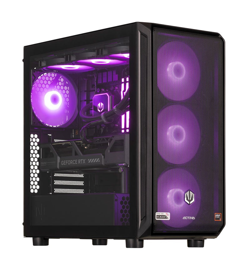 Actina 5901443414582 PC AMD Ryzen™ 9 9900X 32 GB DDR5-SDRAM 2 TB SSD NVIDIA GeForce RTX 5070 Ti Midi Tower Black