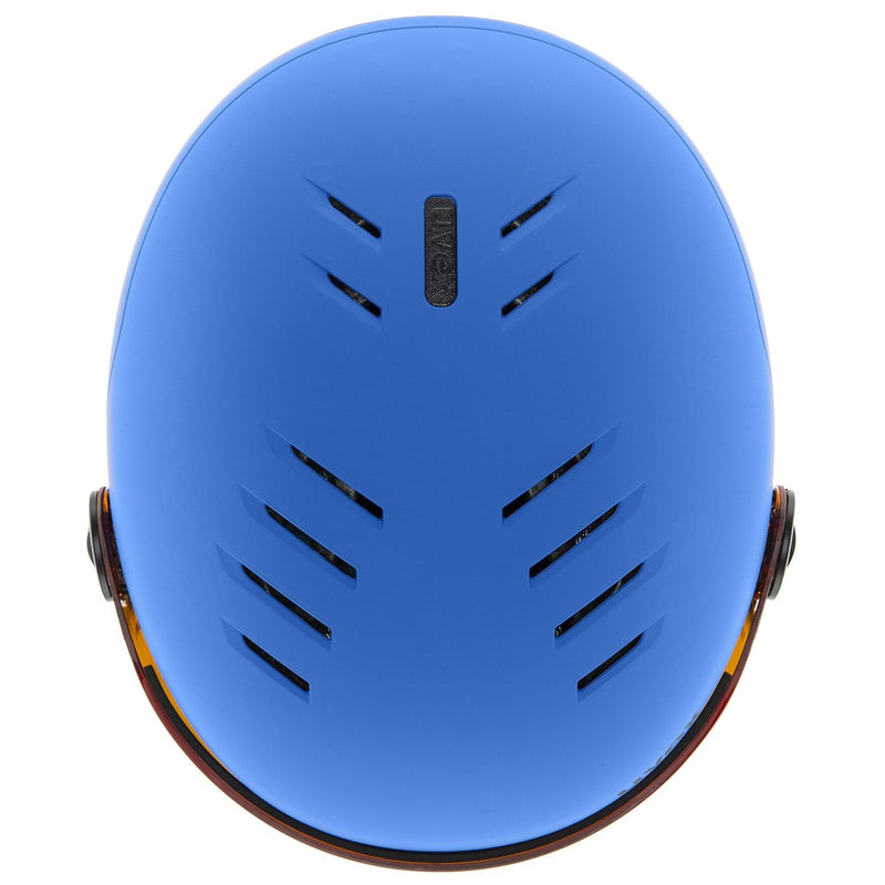 Children's Ski Helmet UVEX Rocket jr. Visor BLUE MATT