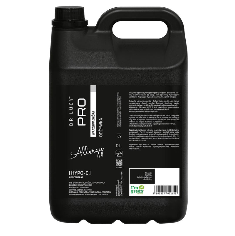 DR LUCY Hypo C sensitive skin - conditioner for dogs - 5l