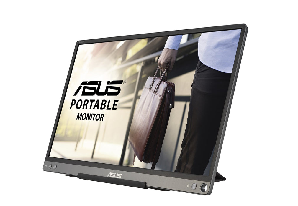 ASUS ZenScreen MB16ACE - LED monitor - 15.6" - portable - 1920 x 1080 Full HD (1080p) @ 60 Hz - IPS - 250 cd/m² - 5 ms - USB-C - dark grey