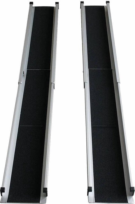 Telescopic mobile ramp