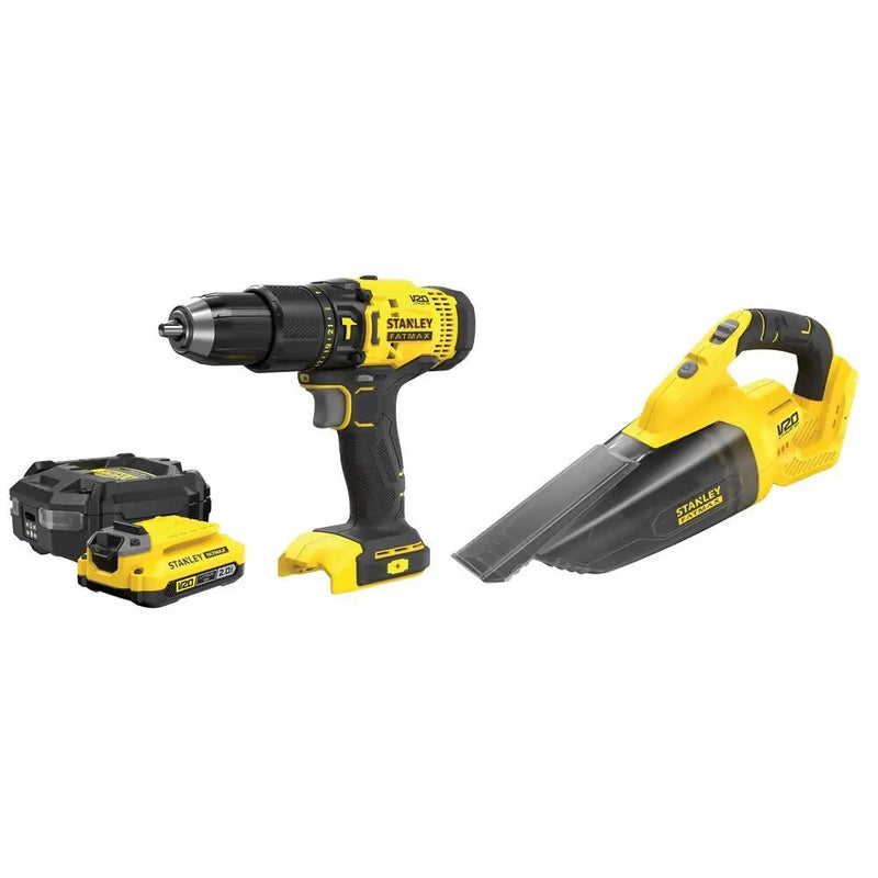 2-piece 18V cordless tool set SFMCK219D1 STANLEY