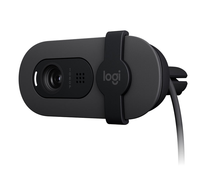 Logitech BRIO 105 - Webcam - colour - 2 MP - 1920 x 1080 - 1080p, 720p - audio - USB