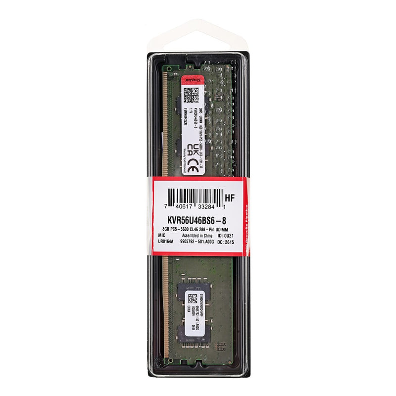 Kingston Technology ValueRAM memory module 8 GB 1 x 8 GB DDR5
