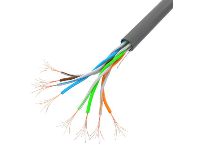 LANBERG LAN UTP CABLE 100MB/S 305M WIRE CCA YELLOW