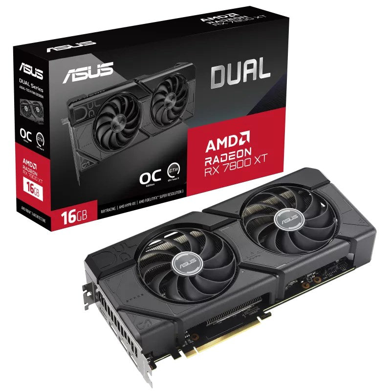 Asus Dual RX 7800 XT 16G graphics card