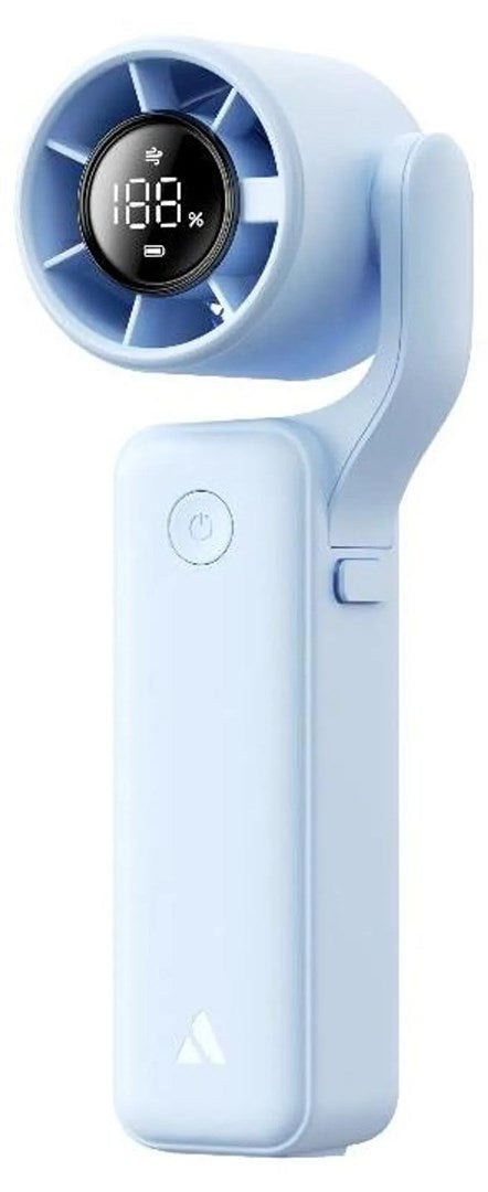 AECOOLY Halo 04 ICING Foldable Handheld Fan with Cooling Plate, White