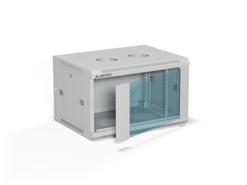 ALANTEC 19" 6HE 600x450 Wandschrank, grau